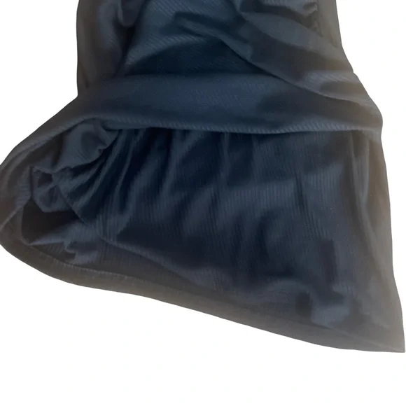 Altar'd State Black Ribbed Faux Wrap Mini Dress Size Small - Picture 4 of 5